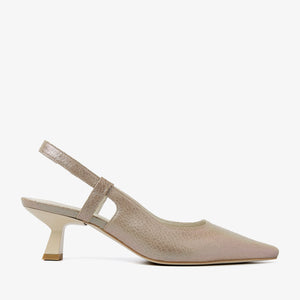 Via Vai Suzy Aliya Slingbacks - Crack Pearl Tabacco